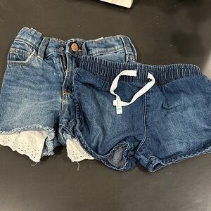 Old Navy Kids Denim Shorts Set - Blue